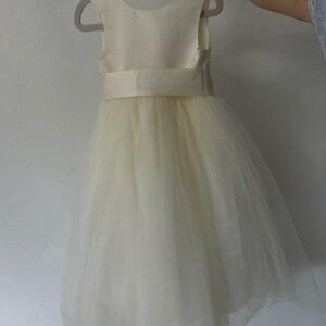 Elegant Off-White Flower Girl Dress